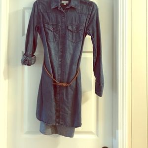 Denim hi lo dress